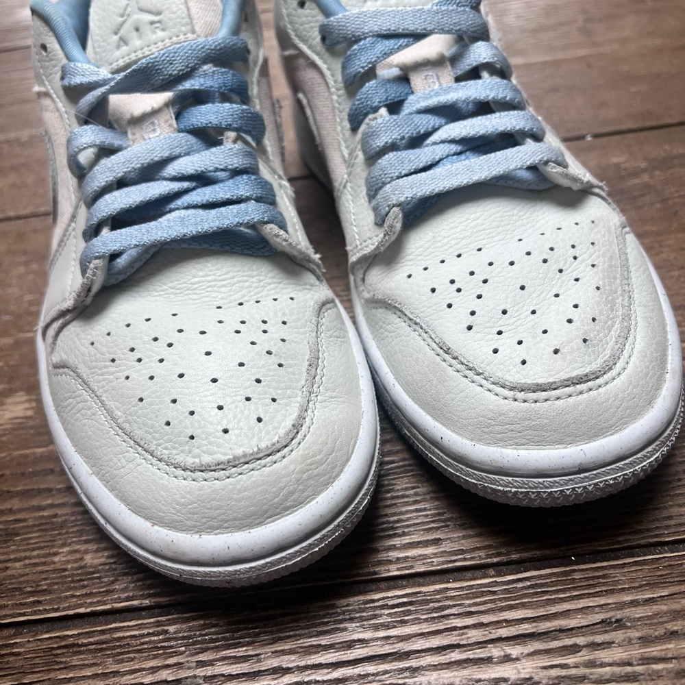 Nike Womens Air Jordan 1 Low 'Sail Canvas' - 7 - Picture 9 of 14